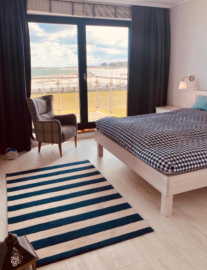 Apartament Blekitny Przy Latarni Ujście-Darłowskie Dış mekan fotoğraf