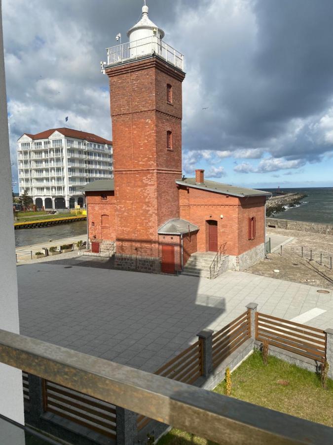 Apartament Blekitny Przy Latarni Ujście-Darłowskie Dış mekan fotoğraf